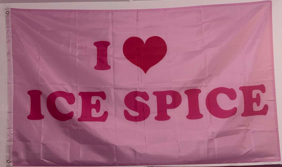 "I <3 ice spice" flag