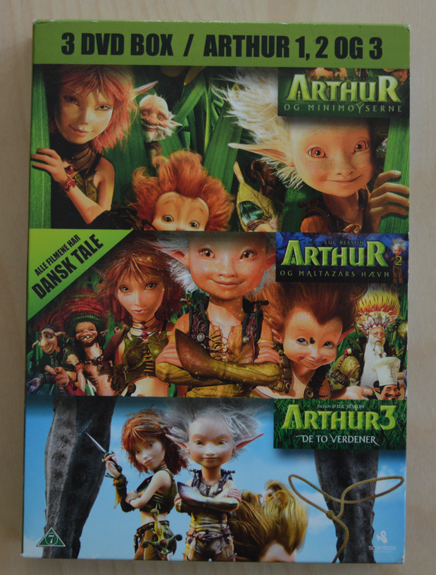 Arthur 1,2,3 Box, DVD, komedie