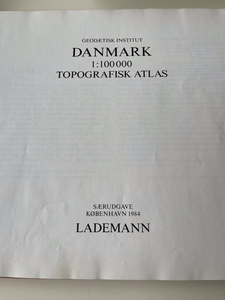 Danmark kort, Lademann, emne: