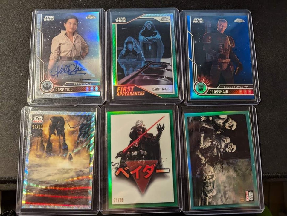 Samlekort, Star Wars kort. topps