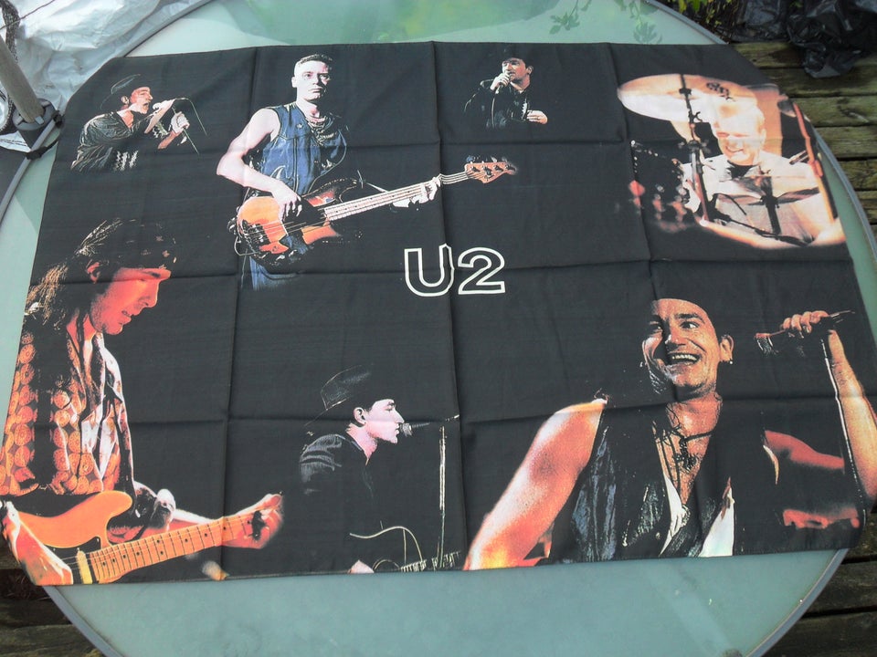 U2 MUSIK BANNER I STOF