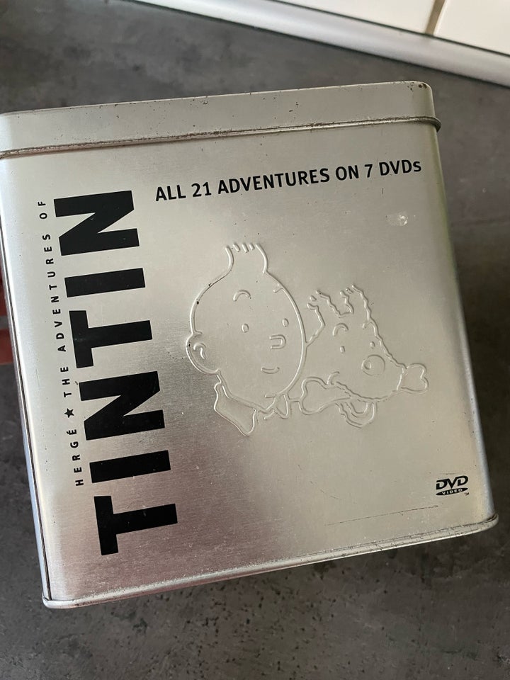 Tintin all 21 adventures i boks,