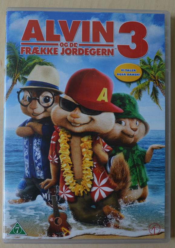 Alvin og de frække jordegern 3, DVD,