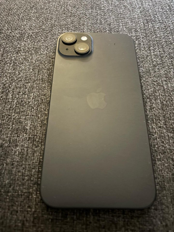 iPhone 15 Plus, 128 GB, sort