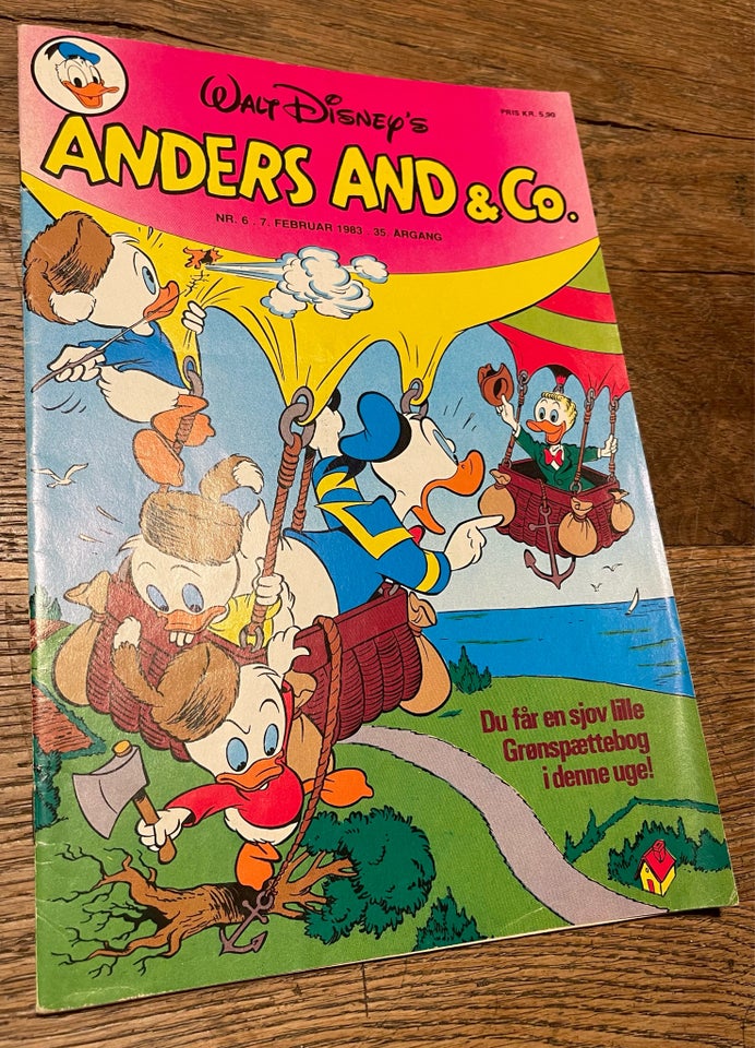 Anders And 1983 nr. 6, Walt Disney,