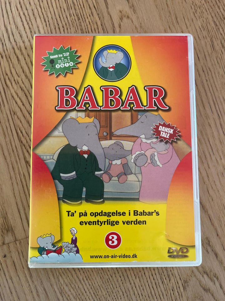 Babar, DVD, tegnefilm