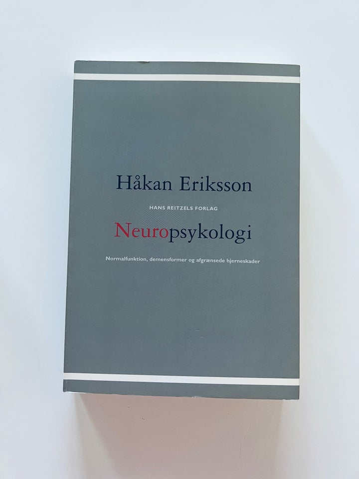 Neuropsykologi, Håkan Eriksson