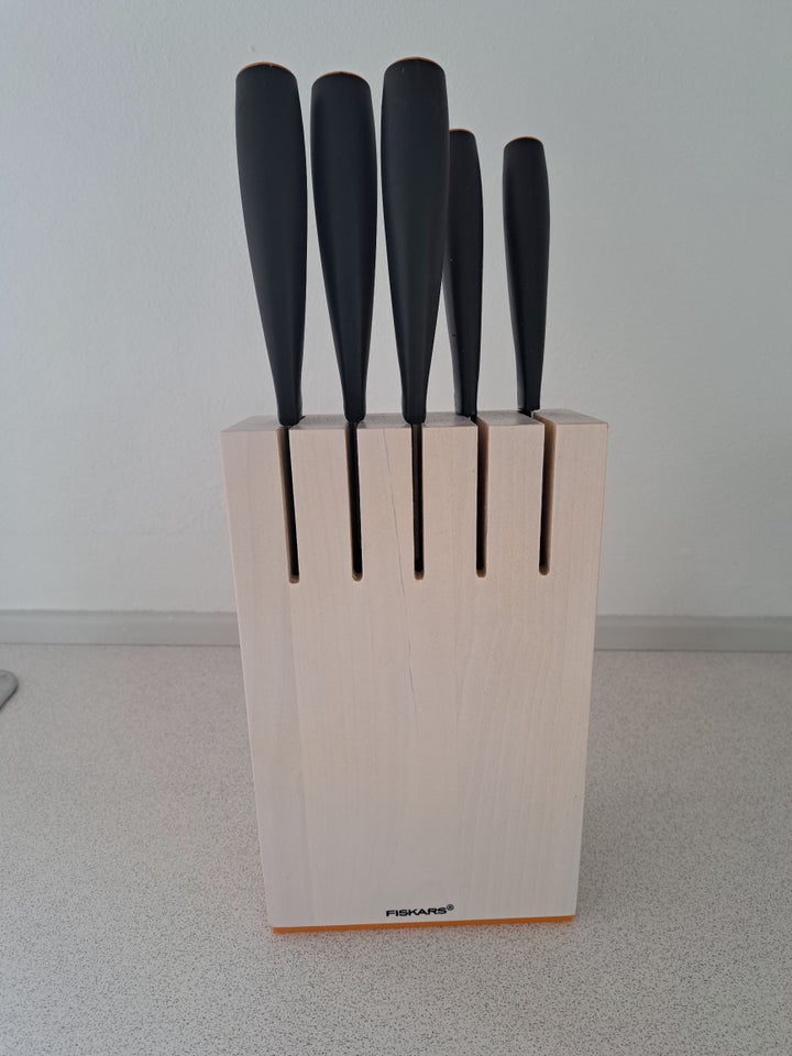 Andet, Fiskars knivblok med knive,