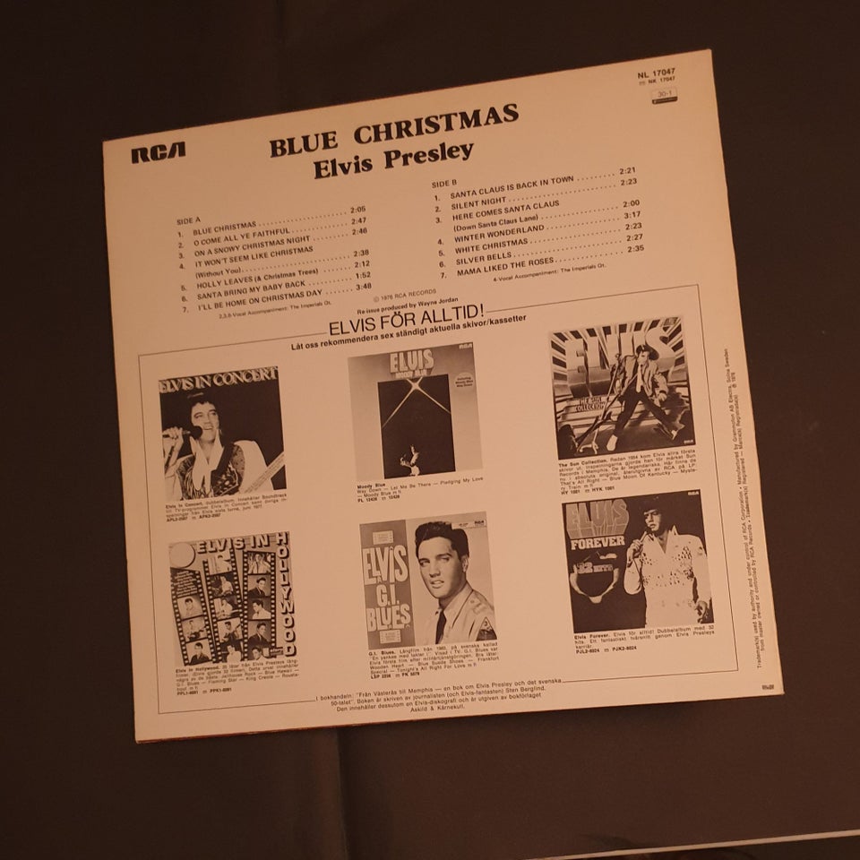 LP, Elvis Presley, Blue Christmas