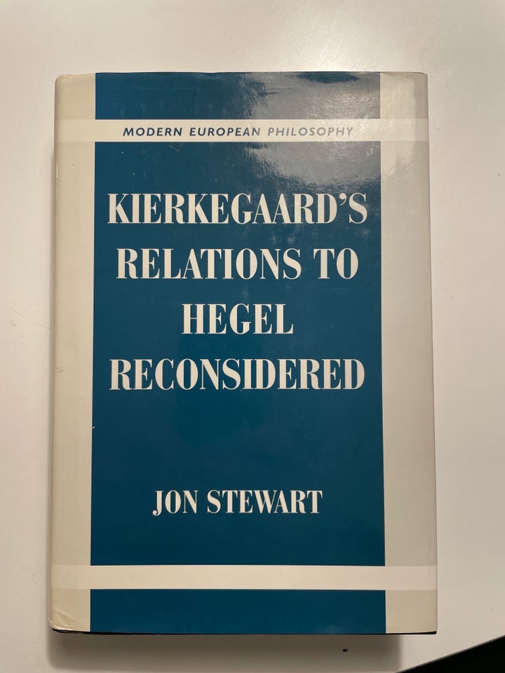 Kierkegaard’s relations ti Hegel