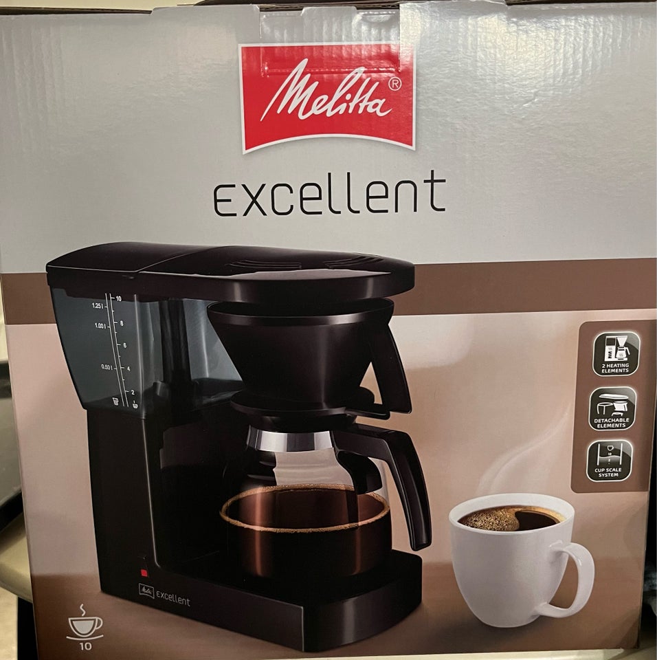 Melitta exellent kaffemaskine,