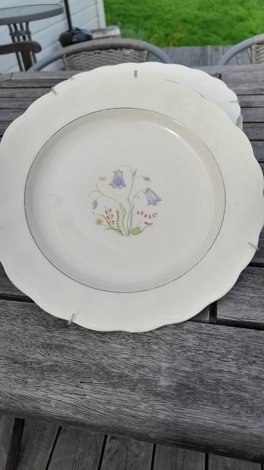 Porcelæn Tallerken Blåklokke