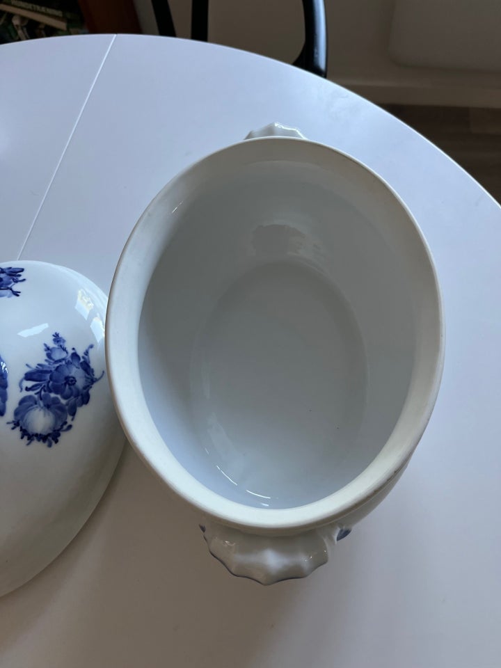 Porcelæn Blå Blomst Flettet