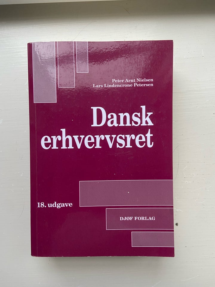 Dansk Erhvervsret 18. Udgave, Arnt