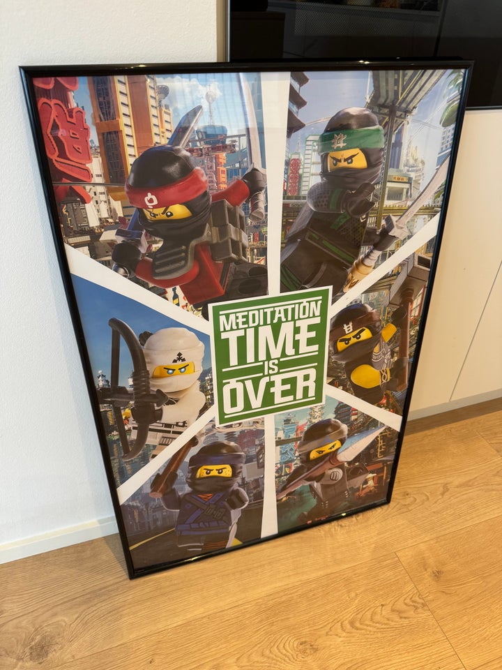 Ninjago plakat inkl. ramme, motiv: