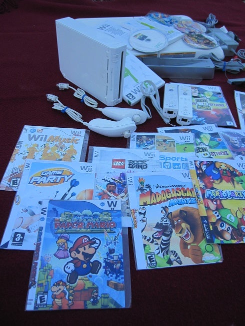 Nintendo Wii Wii-sæt med spil 