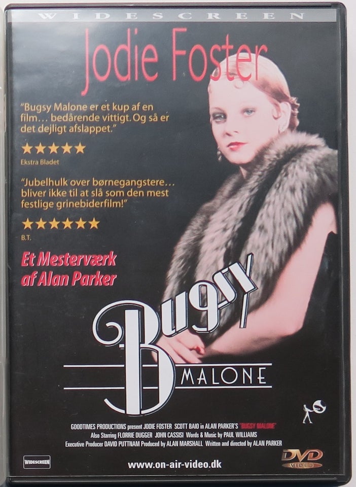 Bugsy Malone, DVD, krimi