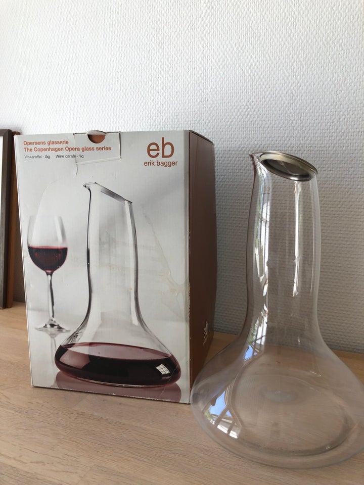 Glas Vin karaffel  Erik Bagger