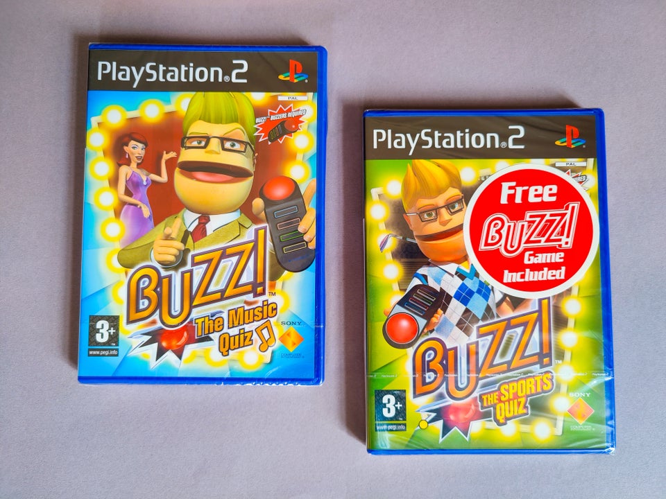 (Ny) Buzz! Spil PS2 rollespil