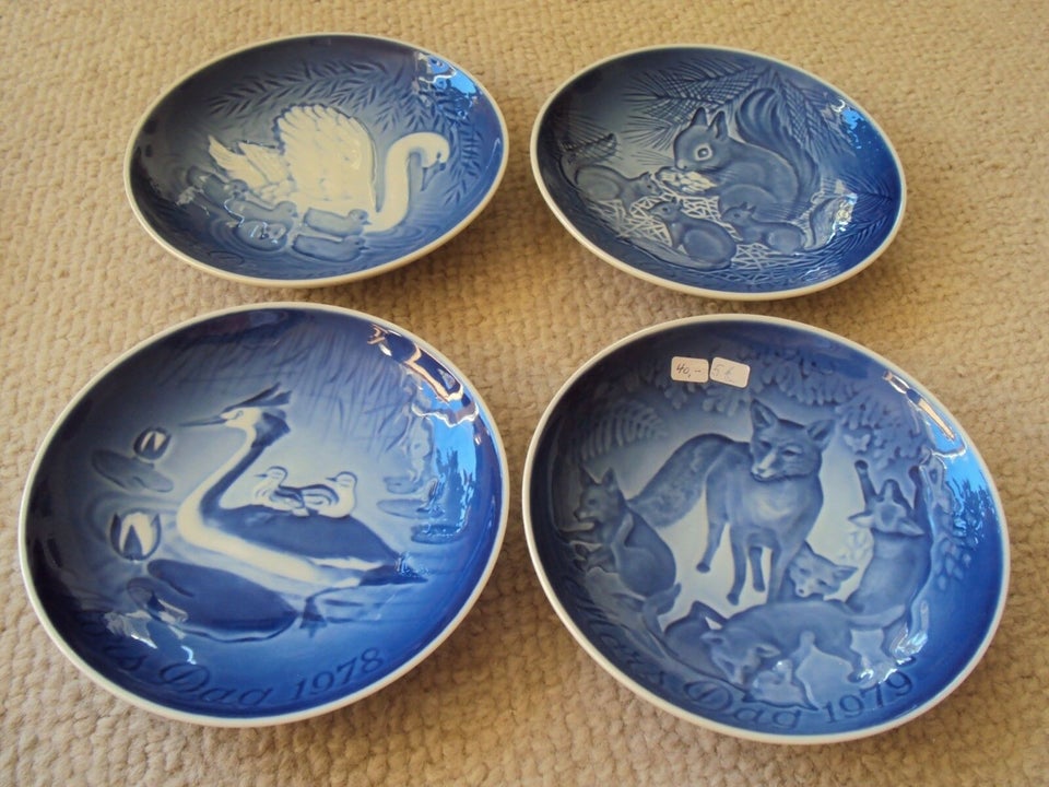 Porcelæn Morsdags-platter