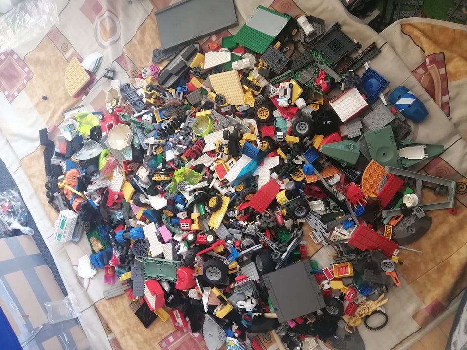 Lego blandet, 9 kilo lego