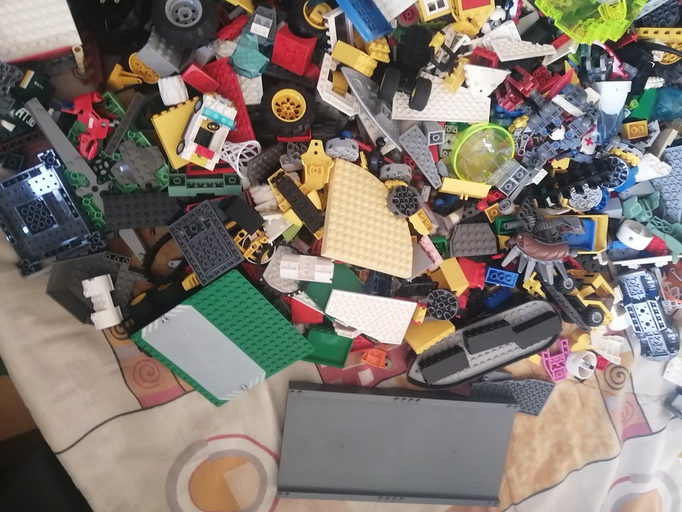 Lego blandet, 9 kilo lego