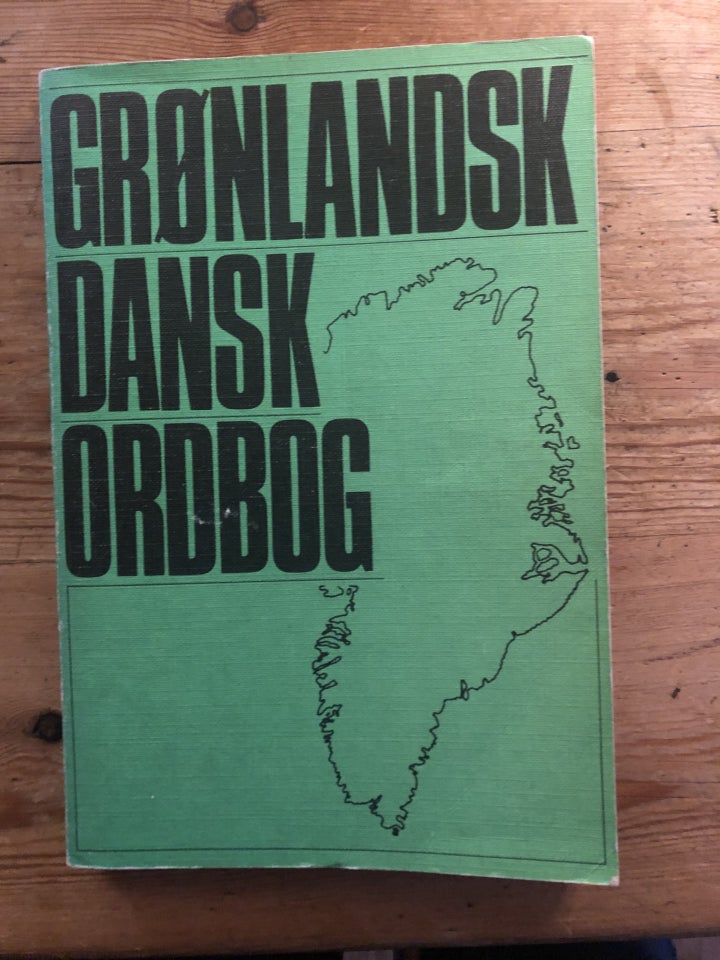 Dansk-Grønlandsk Ordbog,