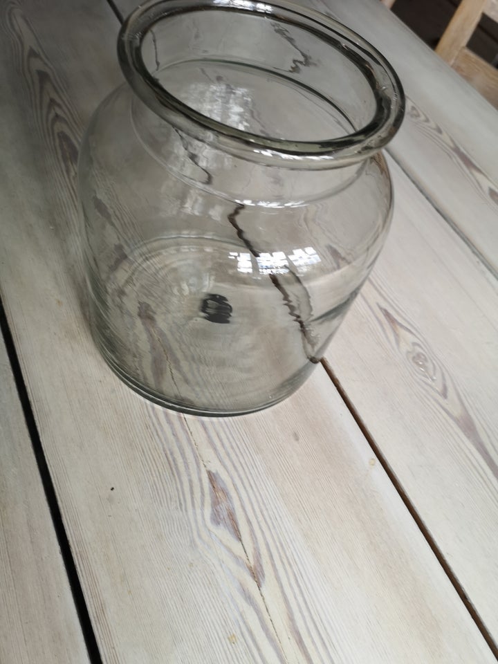 Glas Stor Glaskrukke