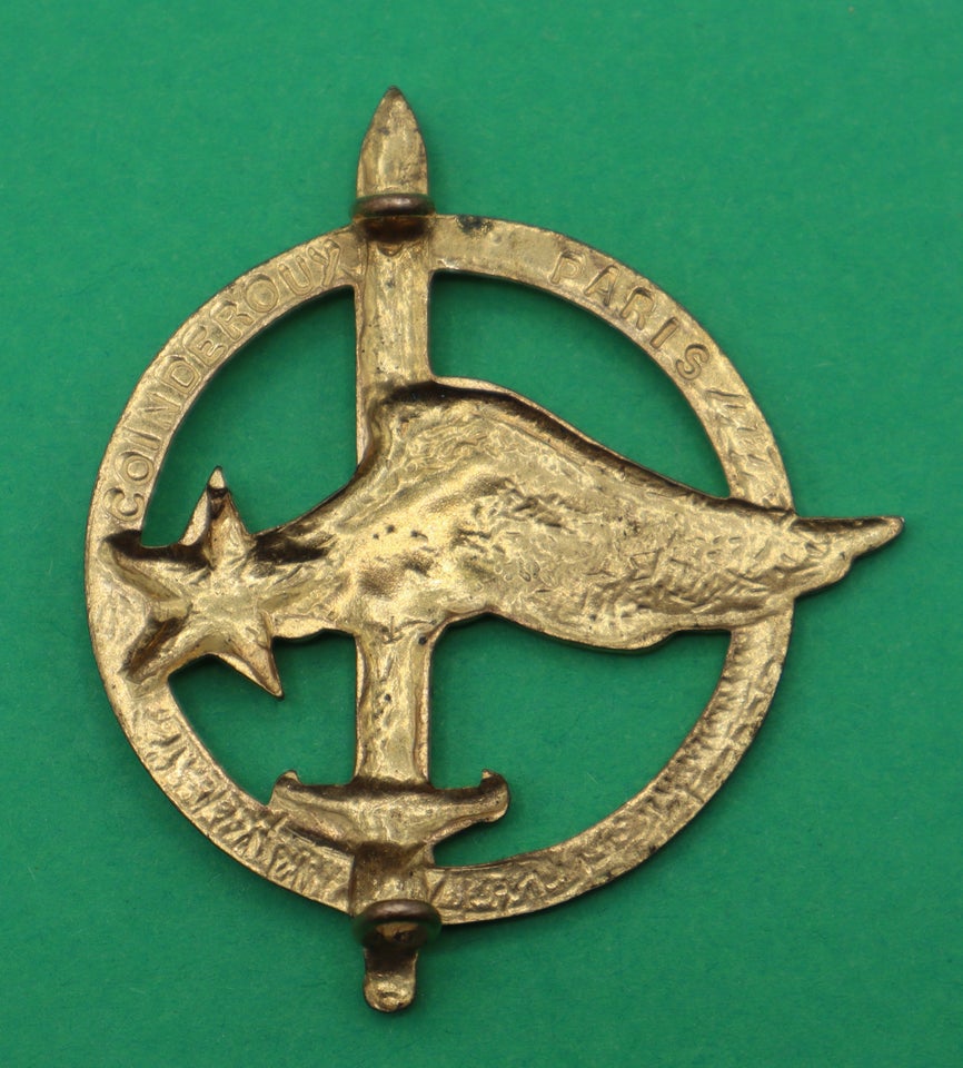 Militær, metal mærke emblem