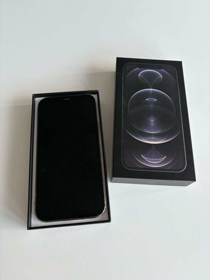 iPhone 12 Pro, 128 GB, sort