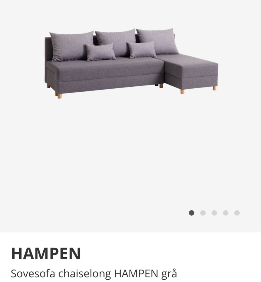 Sovesofa Hampen (fra Jysk) b: 214