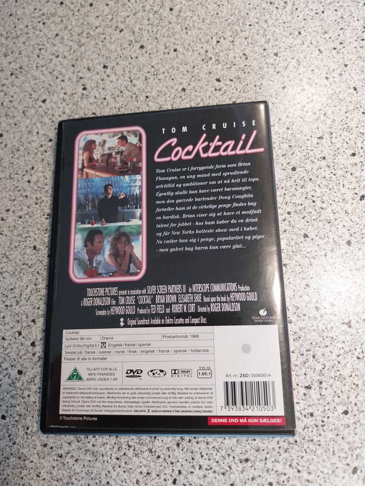 COCKTAIL DVD drama