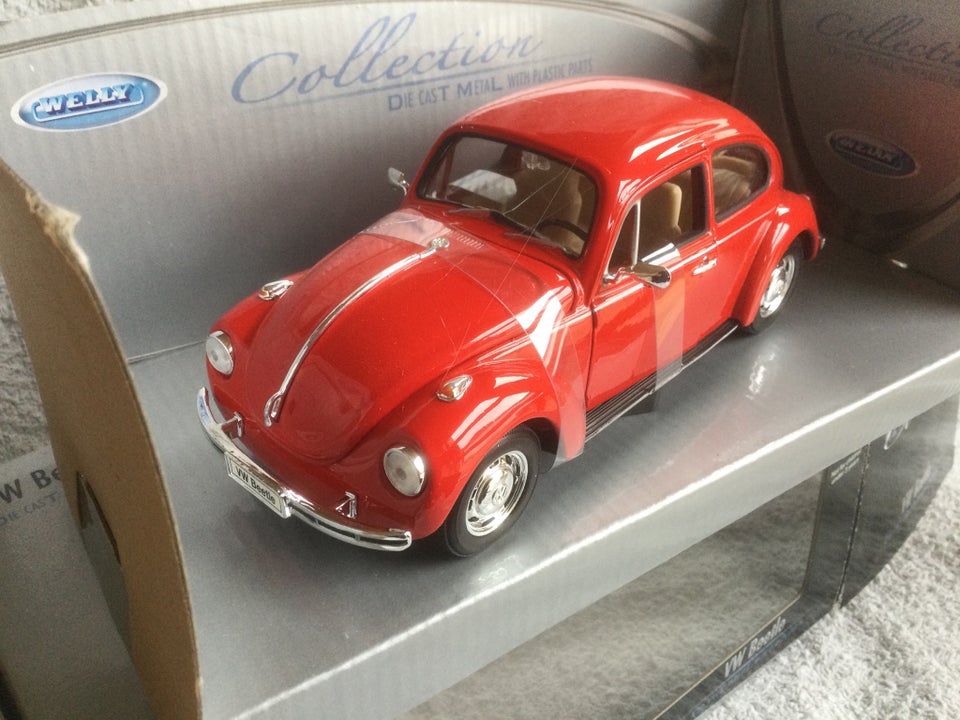 Modelbil, VW Beetle, skala 1:24