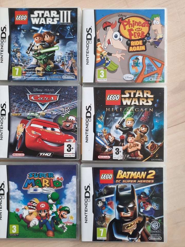 Div spil til nintendo 100,- for dem