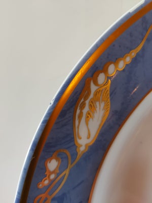Porcelæn Fad Blå Magnolia - Royal