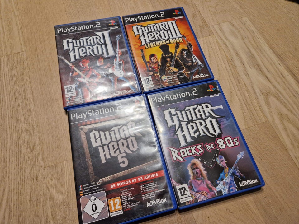 Guitar Hero samling, PS2