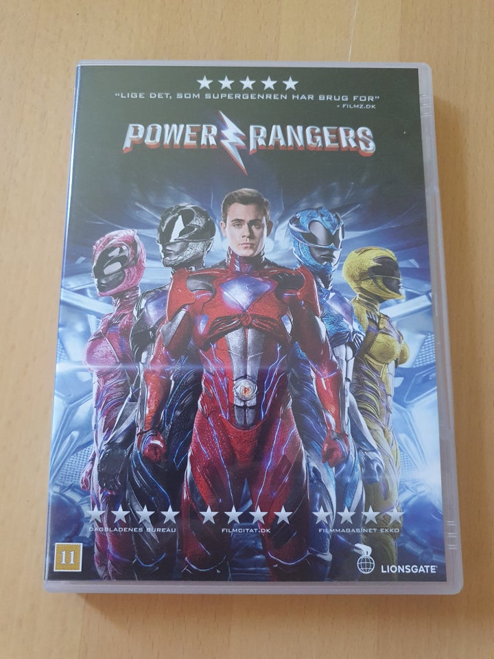 Power rangers, DVD, action