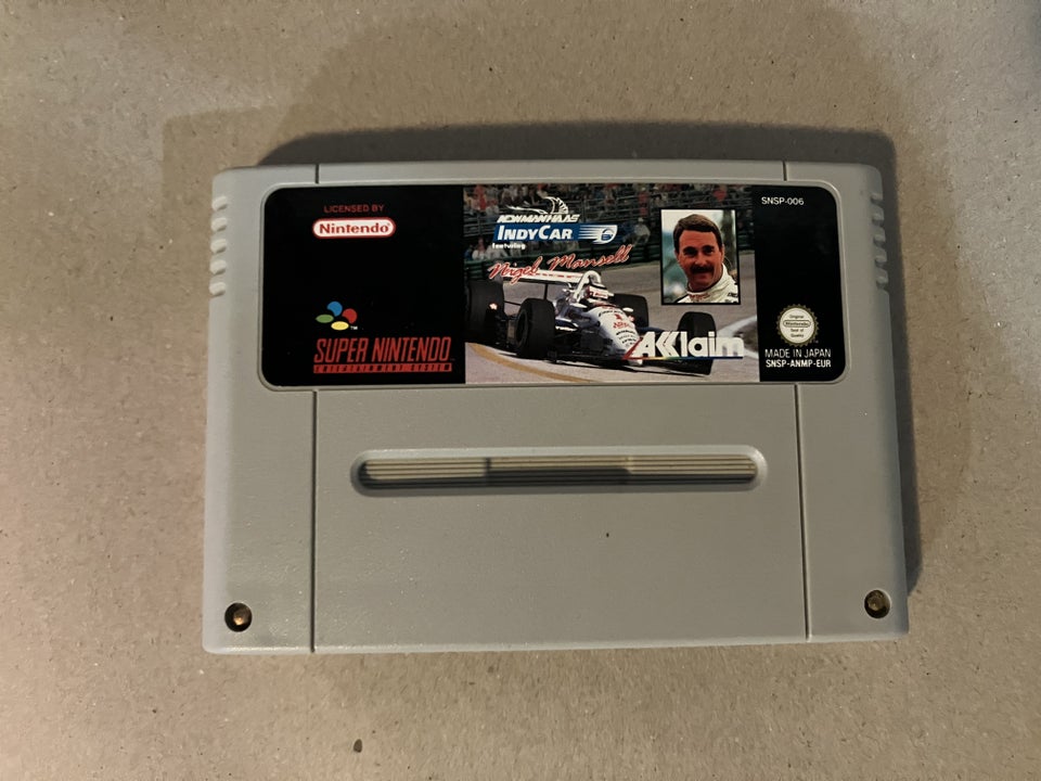 Indy Car Super Nintendo action