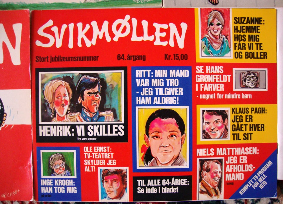 Svikmøllen - 5 stk, samlet pris,