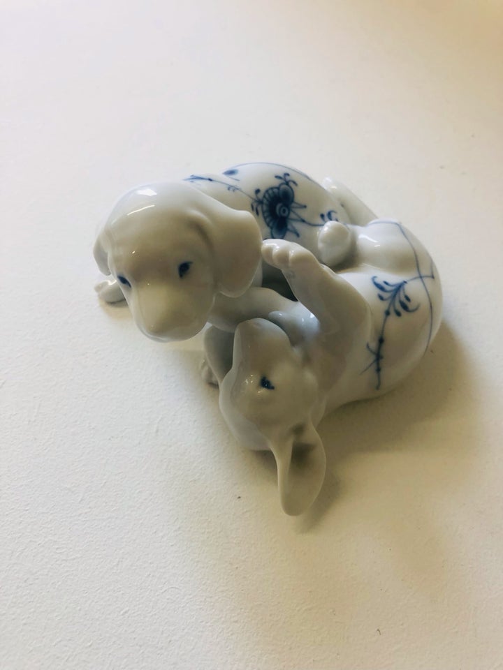 Porcelænsfigur af 2 Musselmalet