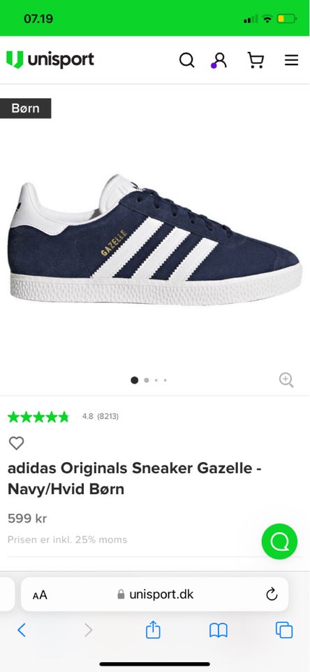 Sneakers, str. 36, Adidas Gazelle