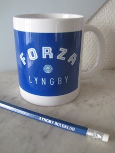 Porcelæn krus Lyngby fodbold