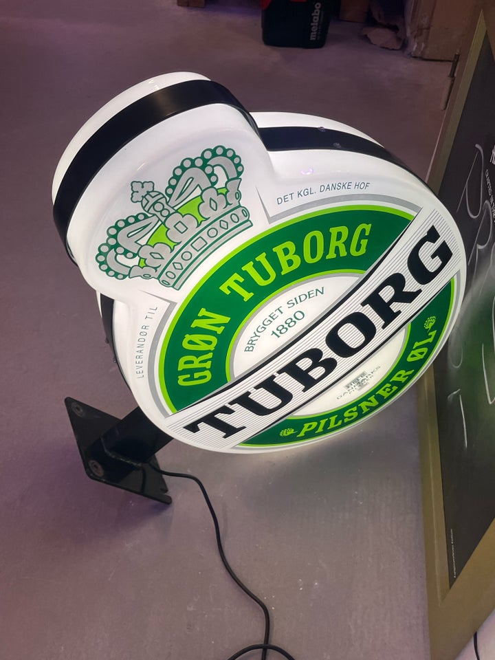 Skilte, Lysskilt Tuborg skilte øl