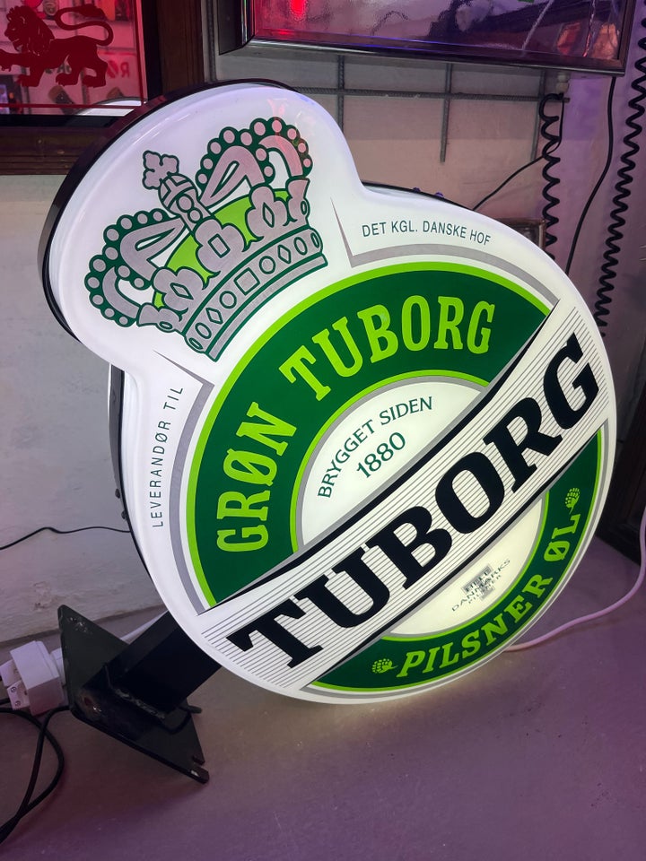 Skilte, Lysskilt Tuborg skilte øl