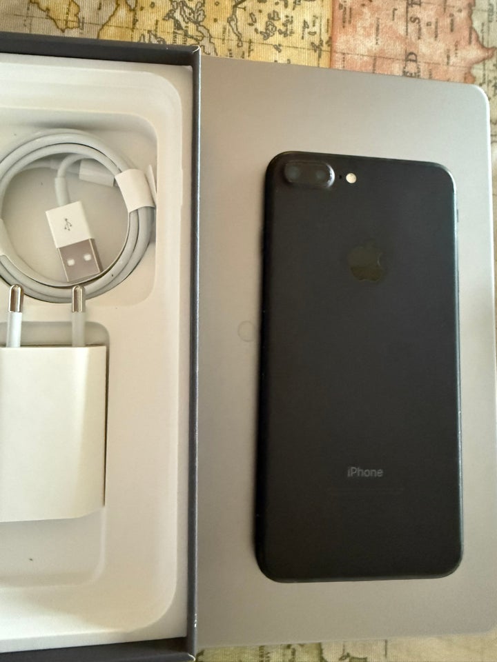 iPhone 7 Plus, 256 GB, sort