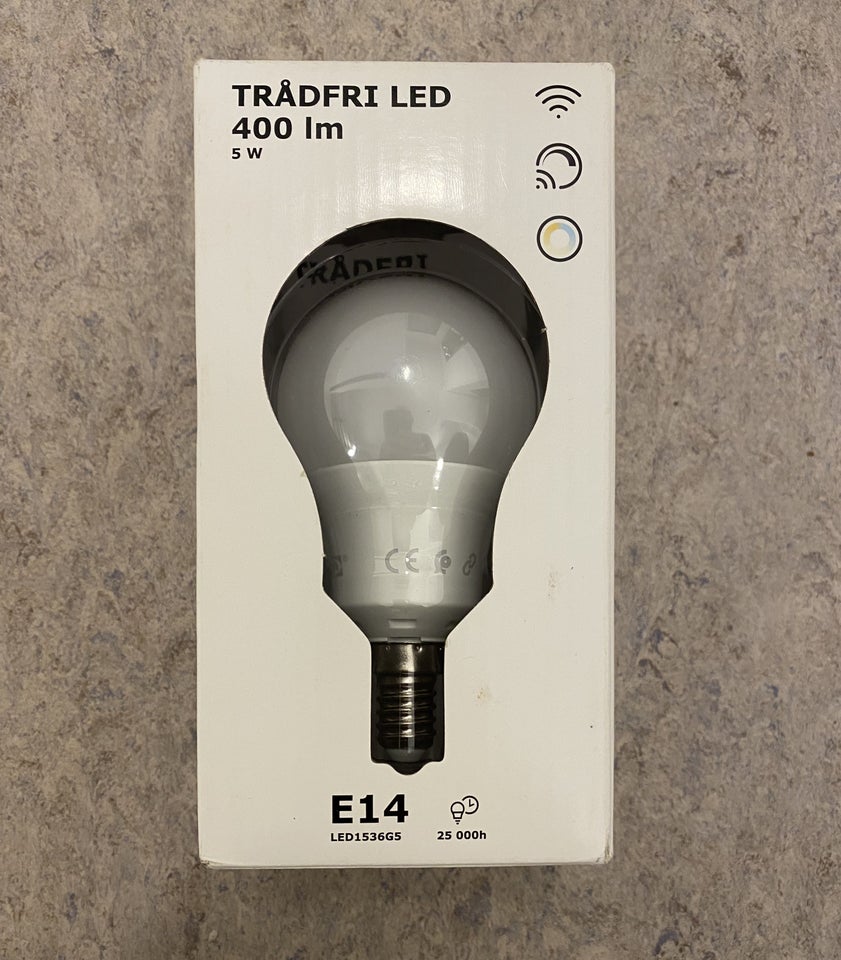 LED RGB TRÅDFRI LED-pærer fra IKEA