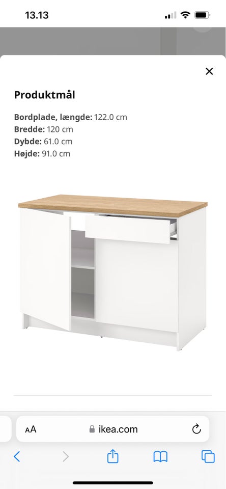 Skuffeskab Ikea