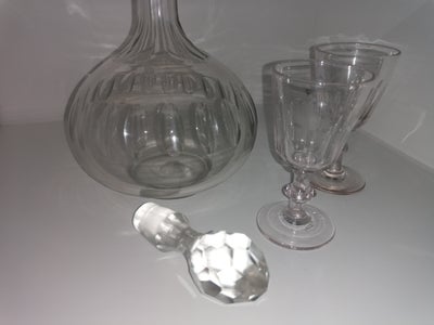 Glas Karaffel og 2 glas