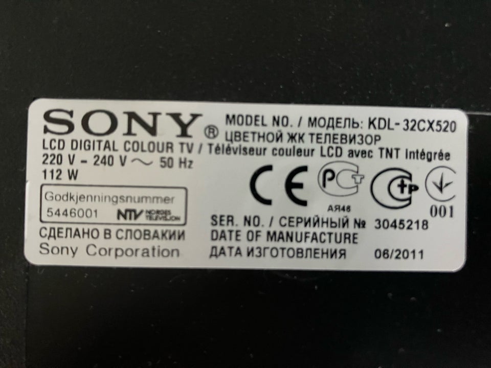 LCD, Sony, Sony bravia