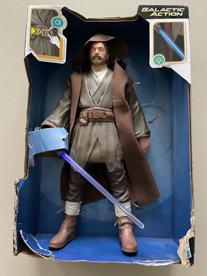 Stor star wars figur, Hasbro med lys